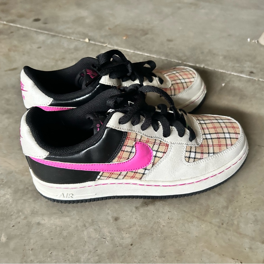Vintage Retro plaid Nike Air Forces